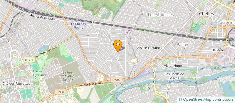 localisation de l'entreprise SCI YANIS B à GAGNY