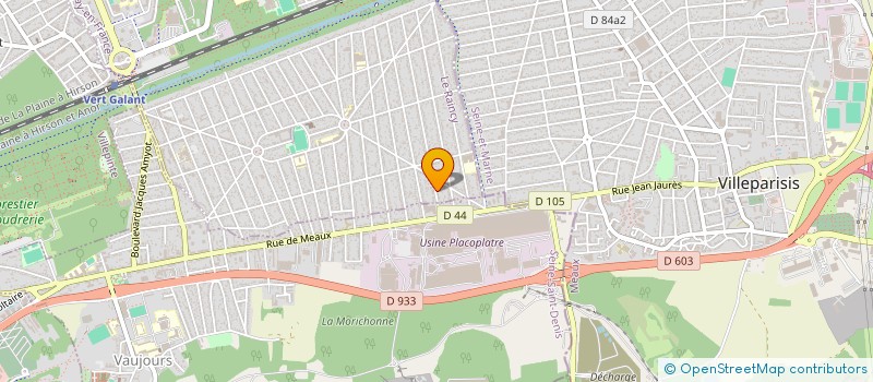 localisation de l'entreprise SCI YANISSO  TREMBLAY-EN-FRANCE