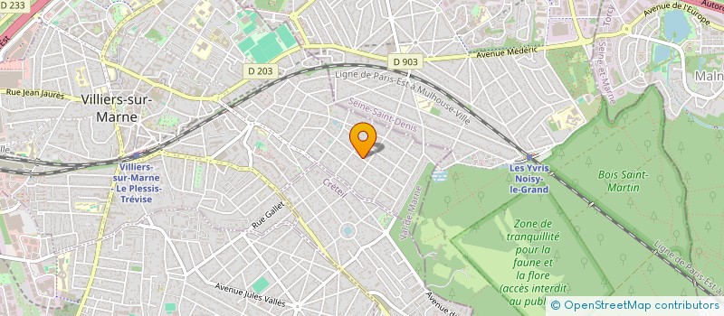 localisation de l'entreprise SCI YANLIE  VILLIERS-SUR-MARNE