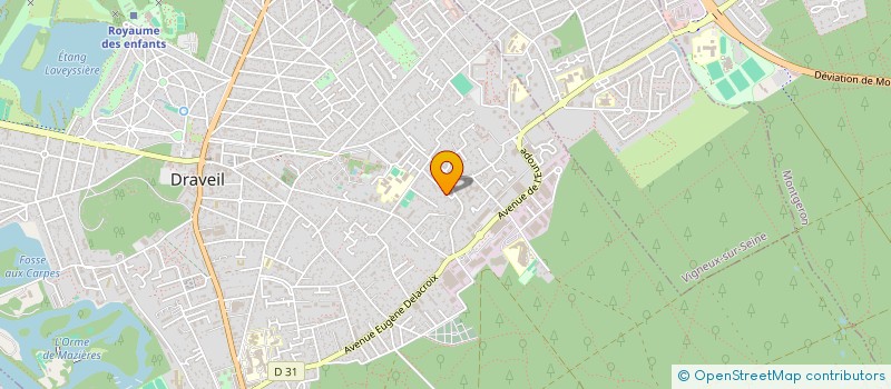 localisation de l'entreprise SCI YANMAE à DRAVEIL