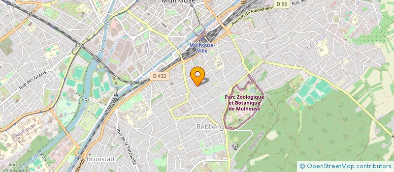 localisation de l'entreprise SCI YANN  MULHOUSE