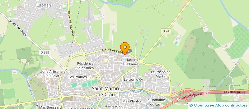 localisation de l'entreprise SCI YANN FALCHERO à SAINT-MARTIN-DE-CRAU