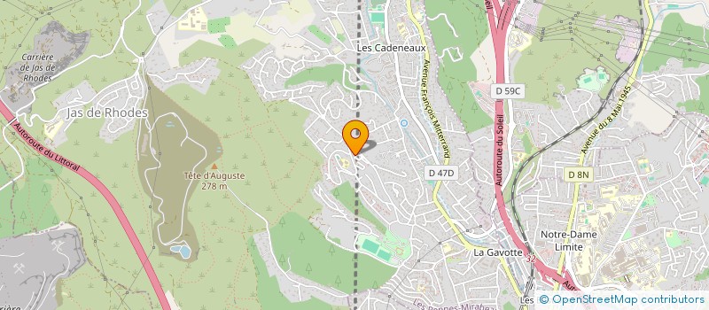 localisation de l'entreprise SCI YANNA à LES PENNES-MIRABEAU