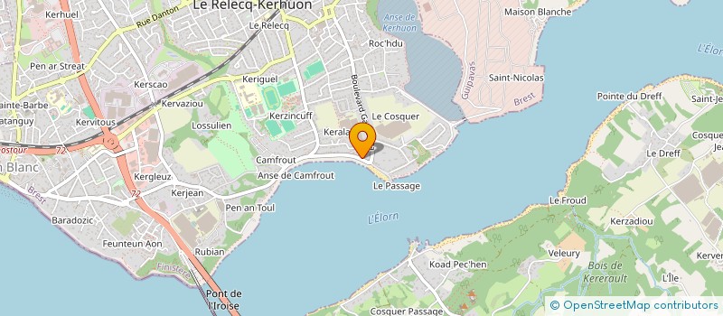 localisation de l'entreprise SCI YANNA  LE RELECQ-KERHUON