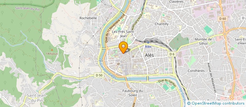 localisation de l'entreprise SCI YANNALI  ALES