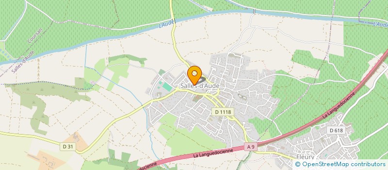 localisation de l'entreprise SCI YANNHA  SALLES-D'AUDE