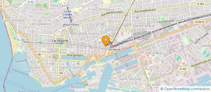 localisation de l'entreprise SCI YANNICK DELETTRE IMMOBILIER à LE HAVRE