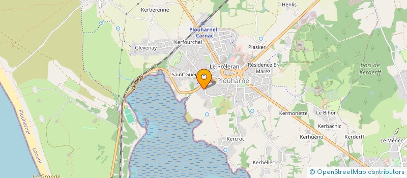 localisation de l'entreprise SCI YANNICK DREAN  PLOUHARNEL