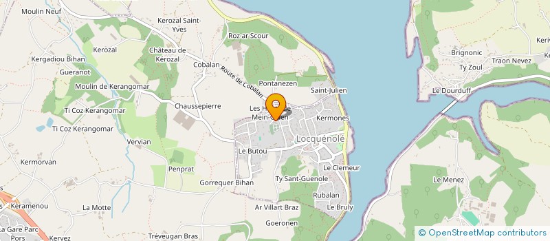 localisation de l'entreprise SCI YANNICK PAPE  LOCQUENOLE