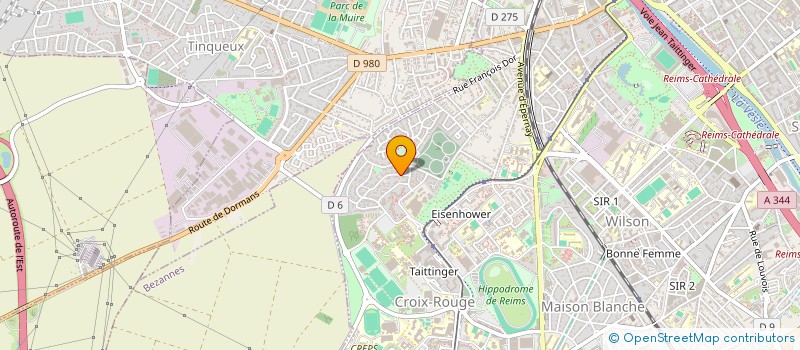 localisation de l'entreprise SCI YANNJOELE  REIMS