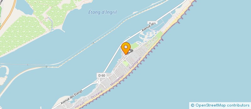 localisation de l'entreprise SCI YANOKY à FRONTIGNAN