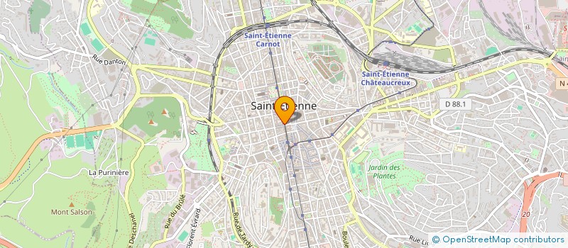 localisation de l'entreprise SCI YANSAN  SAINT-ETIENNE