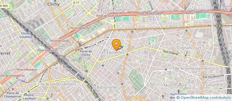 localisation de l'entreprise SCI YAO26  PARIS