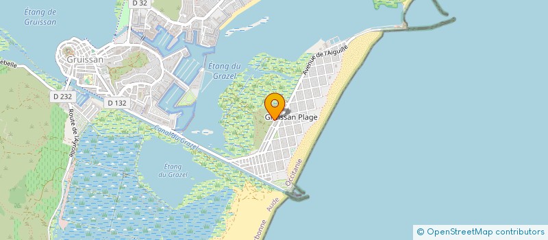 localisation de l'entreprise SCI YAOS à GRUISSAN