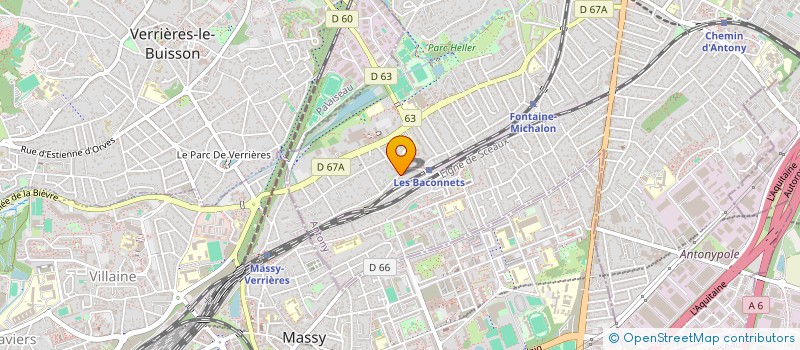 localisation de l'entreprise SCI YAP à ANTONY