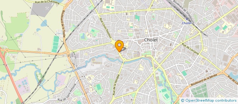 localisation de l'entreprise SCI YAPA à CHOLET