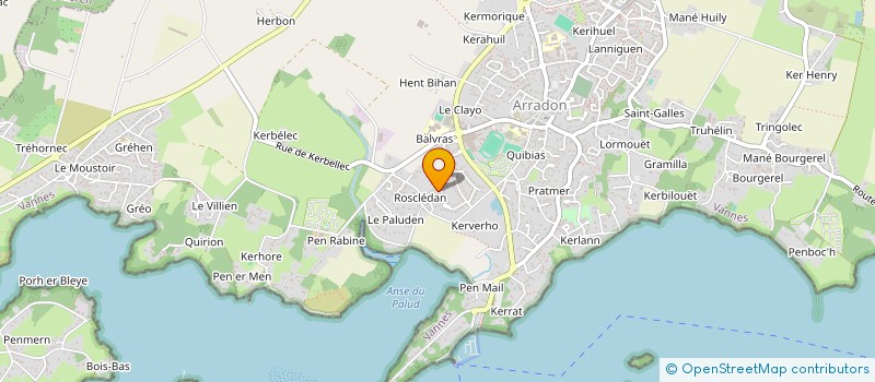 localisation de l'entreprise SCI YAPAPA  ARRADON