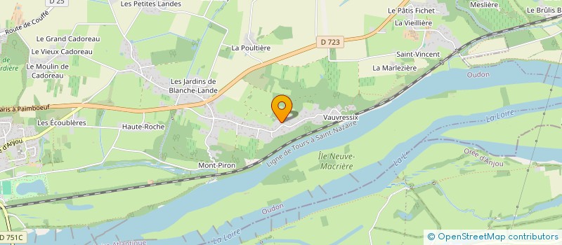 localisation de l'entreprise SCI YAPE  OUDON