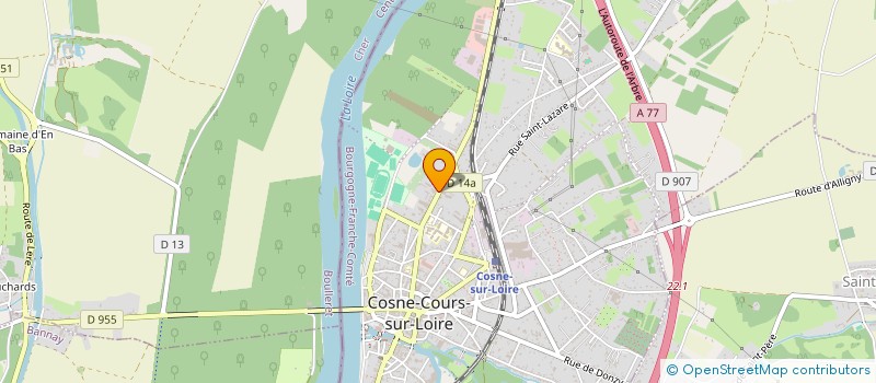 localisation de l'entreprise SCI YARA à COSNE-COURS-SUR-LOIRE