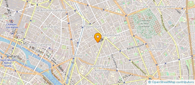 localisation de l'entreprise SCI YARDA  PARIS