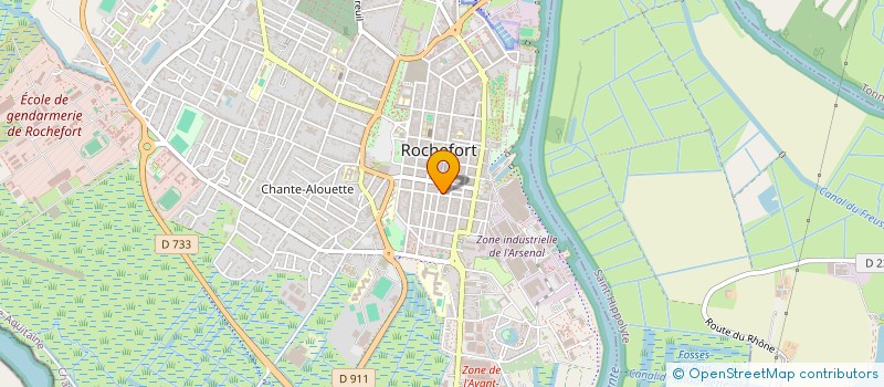 localisation de l'entreprise SCI YAS  ROCHEFORT