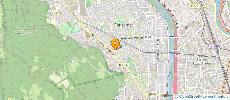 localisation de l'entreprise SCI YASAR  FONTAINE