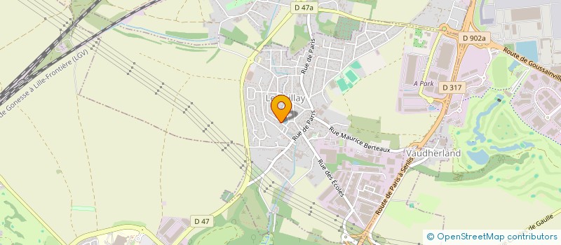 localisation de l'entreprise SCI YASAR INVEST  LE THILLAY