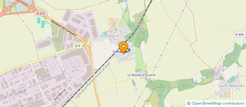 localisation de l'entreprise SCI YASARE  COMPANS