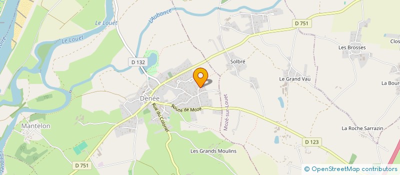 localisation de l'entreprise SCI YASEDA  DENEE