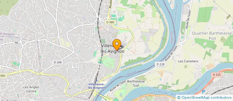 localisation de l'entreprise SCI YASHA  VILLENEUVE-LES-AVIGNON