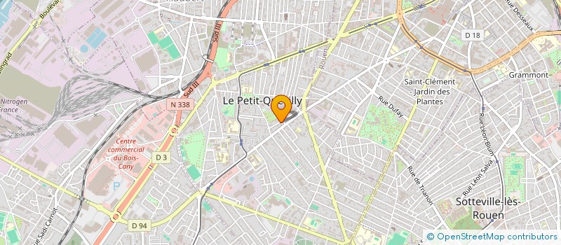 localisation de l'entreprise SCI YASIN à LE PETIT-QUEVILLY