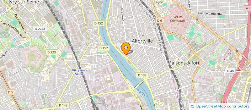 localisation de l'entreprise SCI YASMIN H.  ALFORTVILLE
