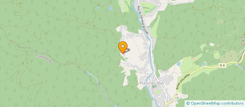 localisation de l'entreprise SCI YASMINA  PLANCHER-BAS