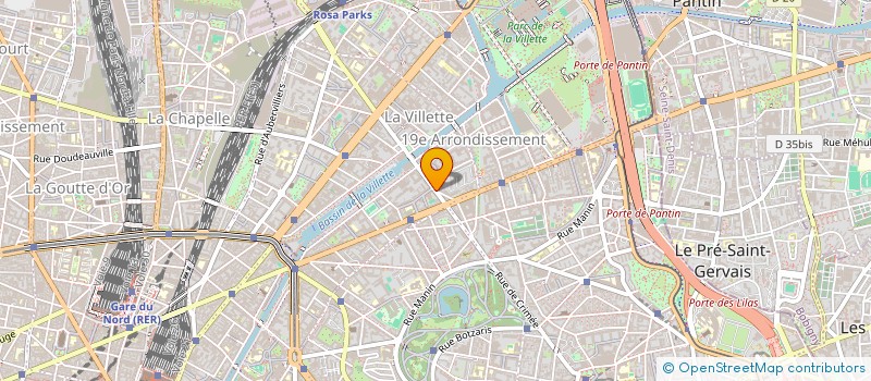 localisation de l'entreprise SCI YASMINE  PARIS