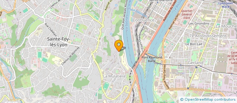 localisation de l'entreprise SCI YASMINE  LA MULATIERE