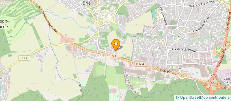 localisation de l'entreprise SCI YASMINES  LA QUEUE-EN-BRIE