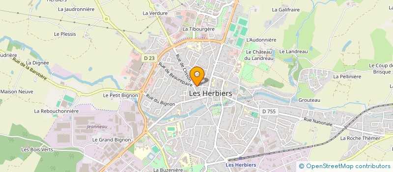 localisation de l'entreprise SCI YASNO à LES HERBIERS