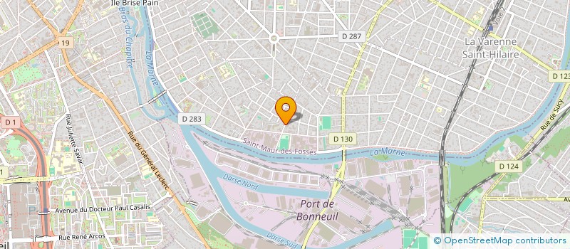 localisation de l'entreprise SCI YASSIMA à SAINT-MAUR-DES-FOSSES