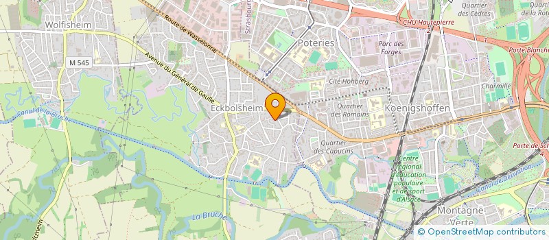 localisation de l'entreprise SCI YASSIN  ECKBOLSHEIM