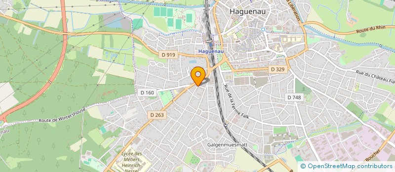 localisation de l'entreprise SCI YASSINE  HAGUENAU