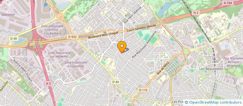 localisation de l'entreprise SCI YASSINE & INES à AULNAY-SOUS-BOIS