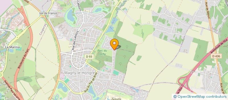 localisation de l'entreprise SCI YATAGAN  MAGNY-LE-HONGRE