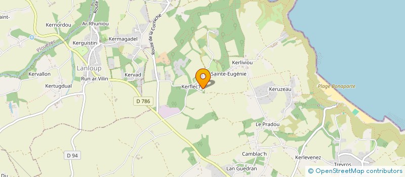 localisation de l'entreprise SCI YATP  PLOUHA