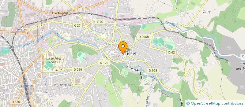 localisation de l'entreprise SCI YAV à CUSSET