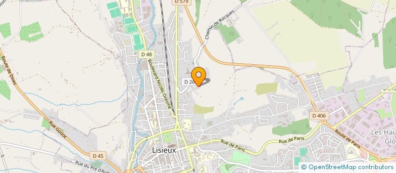 localisation de l'entreprise SCI YAYA à LISIEUX