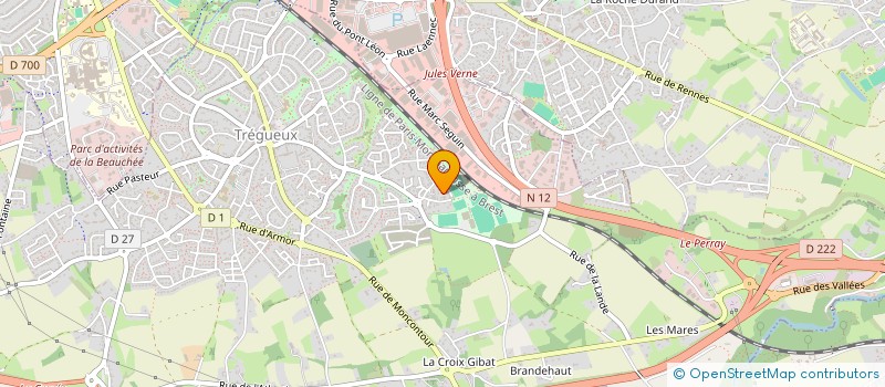 localisation de l'entreprise SCI YAYLA  TREGUEUX