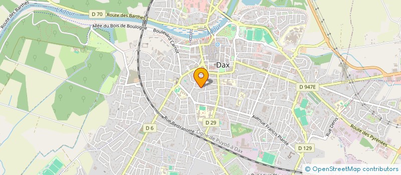localisation de l'entreprise SCI YAYOT à DAX