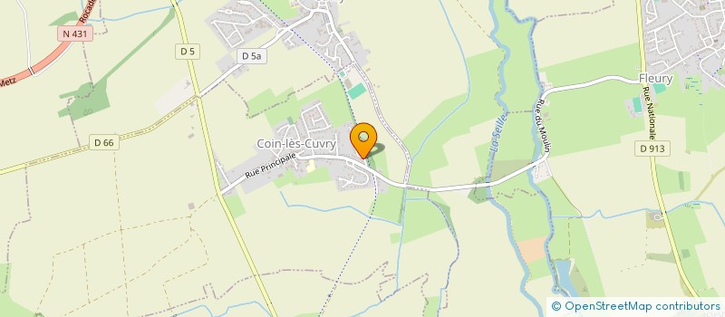 localisation de l'entreprise SCI YB 57  COIN-LES-CUVRY