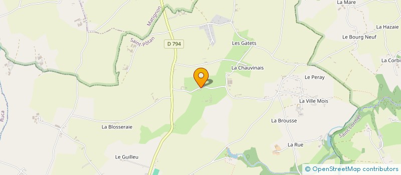 localisation de l'entreprise SCI YBIME  MATIGNON