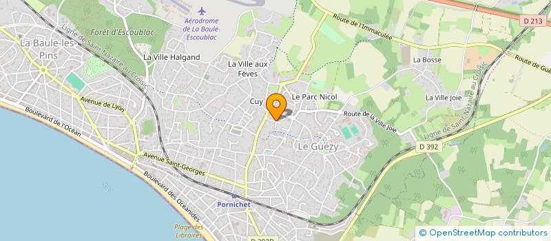 localisation de l'entreprise SCI YC  LA BAULE-ESCOUBLAC